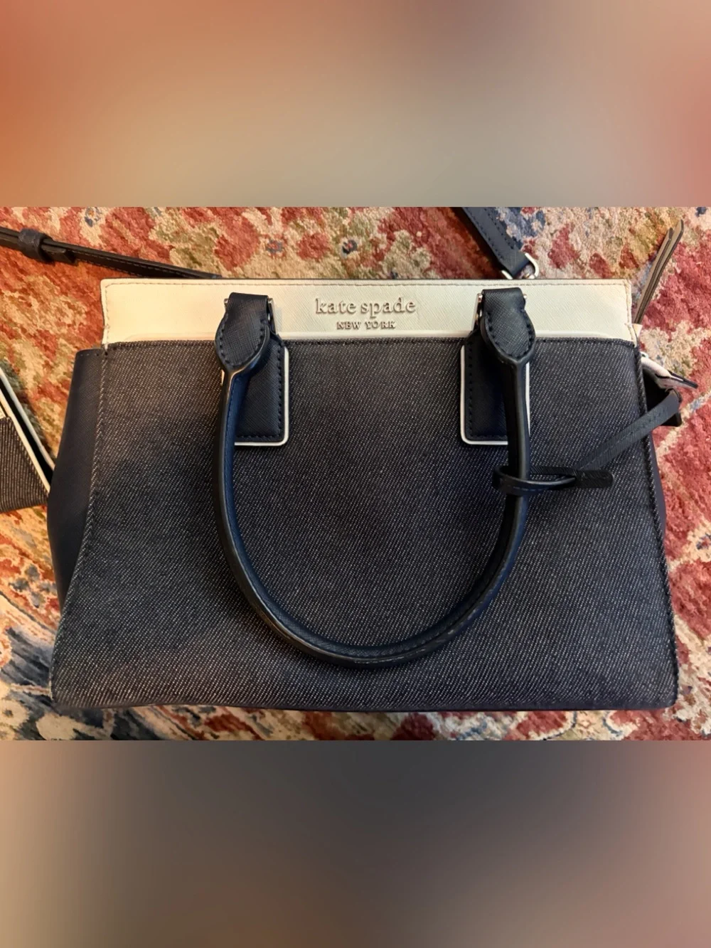 kate spade Jean purse with matching wallet - Picture 2 of 9